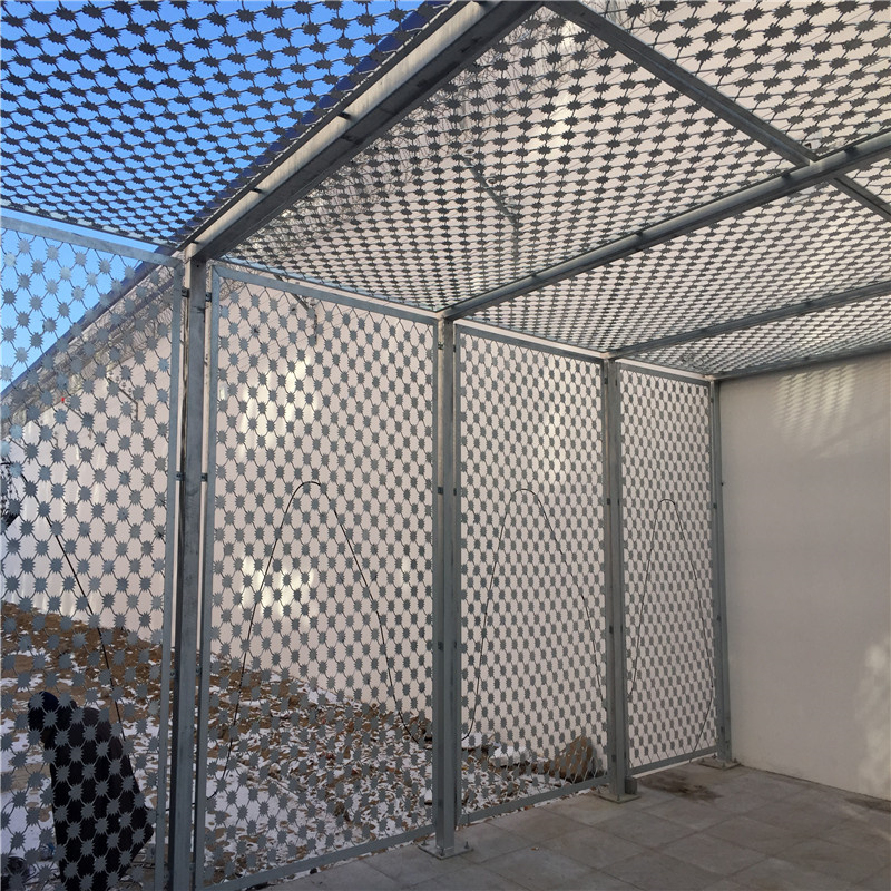 看守所梅花刺鋼網墻圖片3